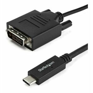 Cablu StarTech CDP2DVIMM1MB, USB-C, DVI, 1m (Negru) imagine