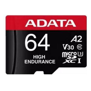 Card de memorie A-DATA AUSDX64GUI3V30SHA-2-RA1, microSDXC, 64GB, Clasa 10 + Adaptor SD imagine