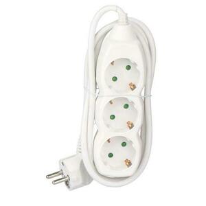 Prelungitor electric cu cablu , Tracer , 3 prize , 3 m , alb imagine