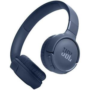 Casti Stereo Wireless JBL Tune 520BT, JBL Pure Bass Sound, Bluetooth 5.3, Conexiune multi-point, Asistent vocal (Albastru) imagine