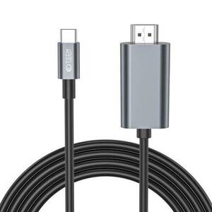 Cablu video TECH-PROTECT UltraBoost, USB-C tata - HDMI tata, 4K, 60Hz, 2m, Negru imagine