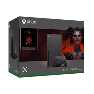 Consola Microsoft Xbox Series X 1TB, Negru + Joc Diablo IV Bundle imagine