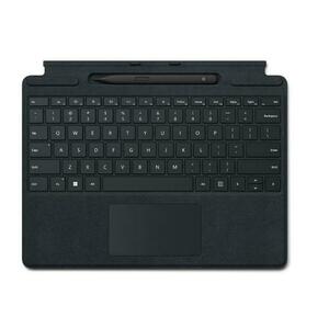 Tastatura Microsoft Surface Pro Signature + Slim Pen 2, compatibile Microsoft Surface Pro X / Pro 8 / Pro 9 (Negru) imagine