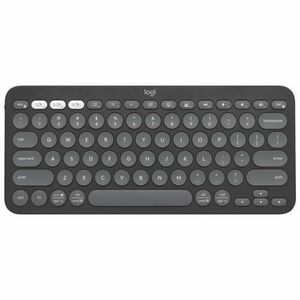 Tastatura Bluetooth Logitech Pebble Keys 2 K380s, Multi-Device (Gri) imagine