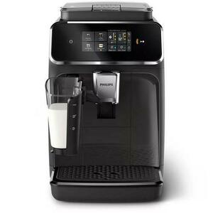 Espressor cafea automat Philips Series 2000 EP2334/10, Sistem spumare LatteGo, Filtru AquaClean, 1.8l, 15 bari, Negru imagine