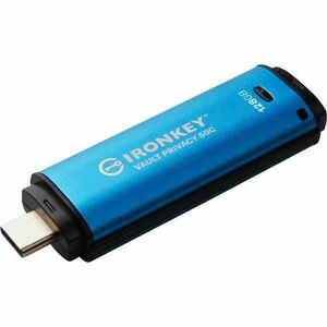 Memorie USB Kingston IronKey Vault Privacy 50C 128GB USB-C (Albastru) imagine
