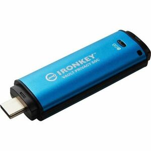 Memorie USB Kingston IronKey Vault Privacy 50C 8GB USB-C (Albastru) imagine