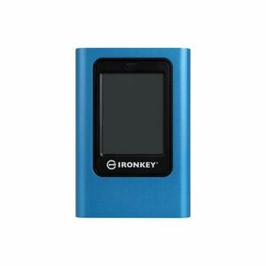 SSD Extern Kingston IronKey Vault Privacy 80, 960GB, USB 3.2 Gen 1 (Albastru) imagine