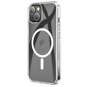Husa MagSafe pentru Apple iPhone 15 Plus, HOCO, Magnetic Airbag, Transparenta imagine