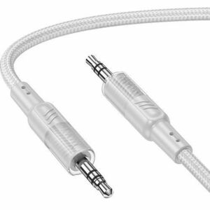 Cablu Audio 3.5mm - 3.5mm HOCO UPA27, 1.2m, Gri imagine