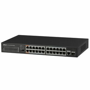 Switch cu 24 porturi PoE Dahua PFS3125-24ET-190, 4000 MAC, 6.8 Gbps imagine