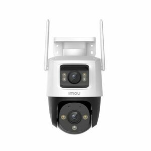 Camera supraveghere IP Wi-Fi cu lentila duala Full-Color IMOU Cruiser Dual IPC-S7XP-8M0WED-0360B-IMOU, 5+3 MP, 2x 3.6 mm, IR/lumina alba 30 m, microfon si difuzor, slot card imagine