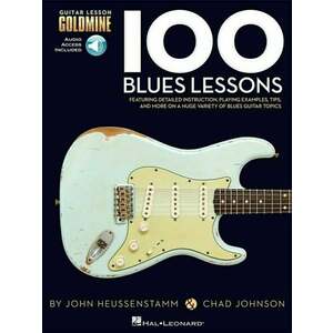 Hal Leonard Chad Johnson/John Heussenstamm: 100 Blues Lessons Partituri imagine