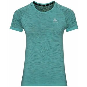 Odlo Blackcomb Ceramicool T-Shirt Jaded/Space Dye XS Tricou cu mânecă scurtă pentru alergare imagine