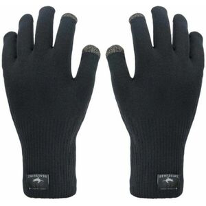 Sealskinz Waterproof All Weather Ultra Grip Knitted Glove Black L Mănuși ciclism imagine