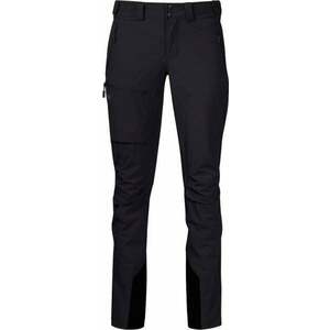 Bergans Breheimen Softshell Women Pants Black/Solid Charcoal S Pantaloni imagine
