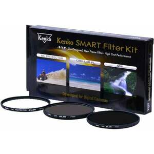 Kenko Smart Filter 3-Kit Protect/CPL/ND8 62mm Filtru obiectiv imagine