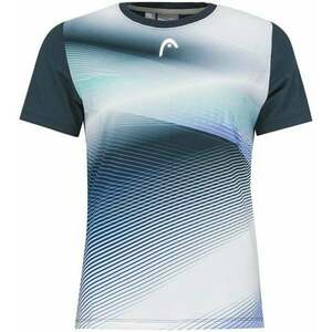 Head Performance T-Shirt Women Navy/Print Perf XL Tricou Tenis imagine