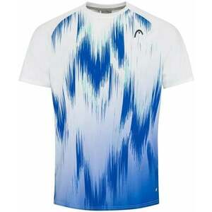 Head Topspin T-Shirt Men White/Print Vision M Tricou Tenis imagine