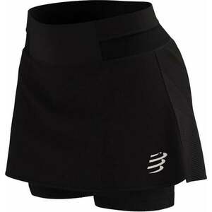 Compressport Performance Skirt W Black L Pantaloni scurți de alergare imagine