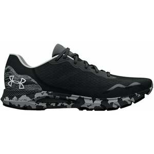 Under Armour Men's UA HOVR Sonic 6 Camo Running Shoes Black/Black/Gray Mist 45 Pantofi de alergare pe șosea imagine