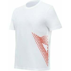 Dainese T-Shirt Big Logo White/Fluo Red 3XL Tricou imagine