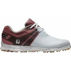 Footjoy Pro SL Sport Womens Golf Shoes White/Black/Burgundy 37 imagine