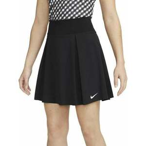 Nike Dri-Fit Advantage Womens Long Golf Skirt Black/White XS imagine