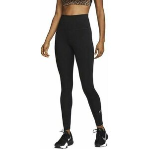 Nike Dri-Fit One Womens High-Rise Leggings Black/White M Fitness pantaloni imagine