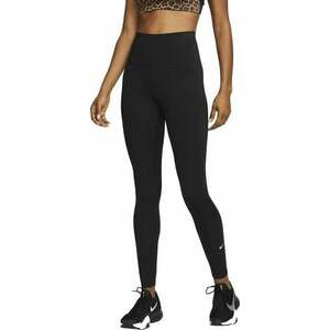 Nike Dri-Fit One Womens High-Rise Leggings Black/White L Fitness pantaloni imagine