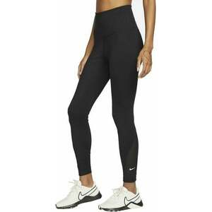 Nike Dri-Fit One Womens High-Waisted 7/8 Leggings Black/White L Fitness pantaloni imagine