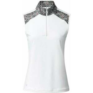 Daily Sports Imola Sleeveless Half Neck Polo Shirt White XS Tricou polo imagine
