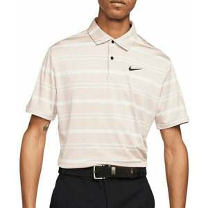 Nike Dri-Fit Tour Mens Polo Shirt Stripe Pink Oxford/Barely Rose/Black 2XL imagine