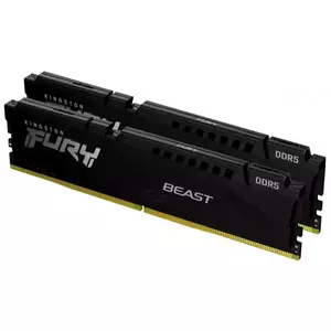 Memorie Desktop Kingston Fury Beast 32GB(2 x 16GB) DDR5 5200MT/s CL40 imagine
