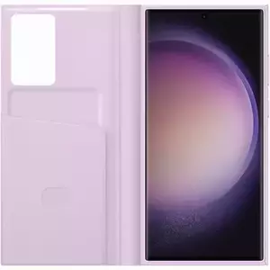 Husa Samsung Smart View Wallet pentru Galaxy S23 Ultra Lavender imagine