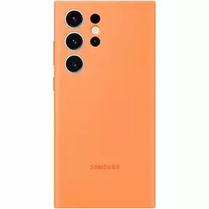 Husa Samsung pentru Galaxy S23 Ultra Silicon Orange imagine