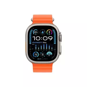 Smartwatch Apple Watch Ultra 2 GPS + Cellular 49mm Carcasa Titanium Bratara Orange Ocean imagine