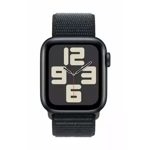 Smartwatch Apple Watch SE GPS + Cellular 40mm Carcasa Midnight Aluminium Bratara Midnight Sport imagine