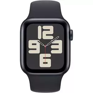 Smartwatch Apple Watch SE GPS 40mm Carcasa Midnight Aluminium Bratara Midnight Sport - S/M imagine