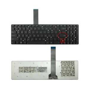 Tastatura Asus K55V layout US fara rama enter mic imagine