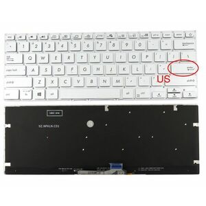Tastatura Asus ZenBook UX431FL iluminata layout US fara rama enter mic imagine