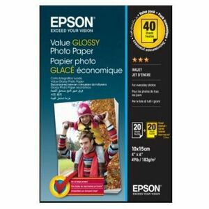 Epson Value Glossy Photo Paper 10x15cm imagine