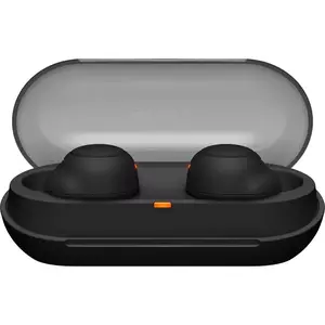 Casti In-Ear Sony WFC500B, True Wireless, Microfon, Bluetooth, IPX4, Autonomie 10 ore, Negru imagine