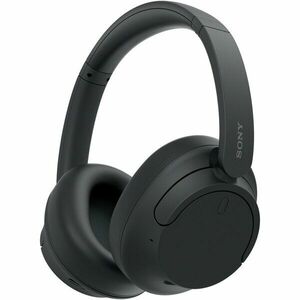 Casti Over the Ear Sony WH-CH720NB, Noise Cancelling, Wireless, Bluetooth, Multipoint connection, Microfon, Quick Charge, Autonomie 35 ore, Negru imagine