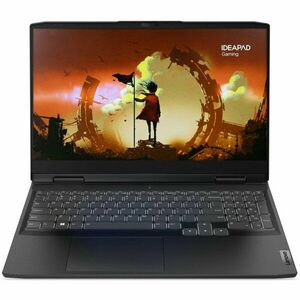 Laptop Gaming Lenovo IdeaPad 3 15ARH7 cu procesor AMD Ryzen™ 5 7535HS pana la 4.55 GHz, 15.6 Full HD, IPS, 120Hz, 16GB, 512GB SSD, NVIDIA GeForce RTX 2050 4GB GDDR6, No OS, Onyx Grey imagine