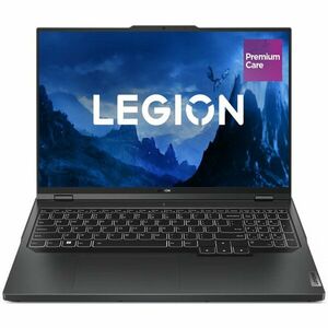 Laptop Gaming Lenovo Legion Pro 5 16ARX8 cu procesor AMD Ryzen™ 7 7745HX pana la 5.1 GHz, 16'', WQXGA, IPS, 240Hz, 16GB, 512GB SSD, NVIDIA® GeForce RTX™ 4060 8GB GDDR6, No OS, Onyx Grey, 3y on-site, Premium Care imagine