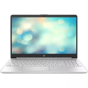 Laptop HP 15s-eq2029nq cu procesor AMD Ryzen™ 3 5300U pana la 3.80 GHz, 15.6, Full HD, 8GB, 256GB SSD, AMD Radeon™ Graphics, Free DOS, Natural Silver imagine