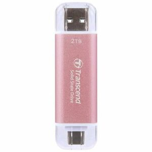 SSD 2TB External SSD USB 3.0 Type C/A Pink imagine