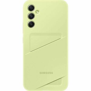 Husa de protectie Samsung Card Slot Case pentru Galaxy A34, Lime imagine