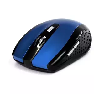 Mouse Optic Media-Tech RATON PRO Wireless, 5 Butoane, Scroll, 1200 dpi, Albastru imagine